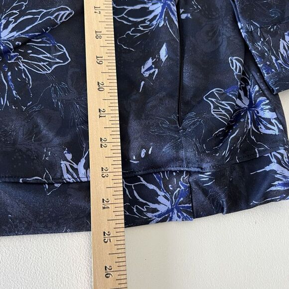 Columbia Botanical Sweatshirt Womens XXL Blue Runs Small Mock Neck Long Sleeve - Picture 10 of 10